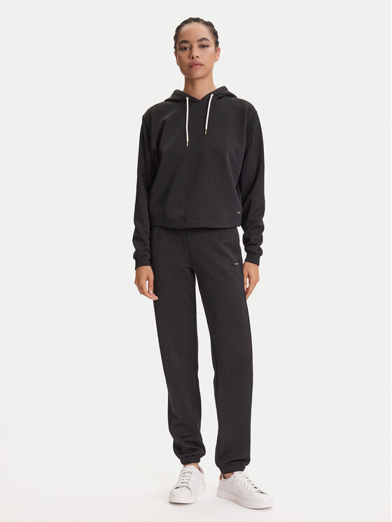 Guess Guess Μπλούζα V5YQ04 KBSL2 Μαύρο Regular Fit