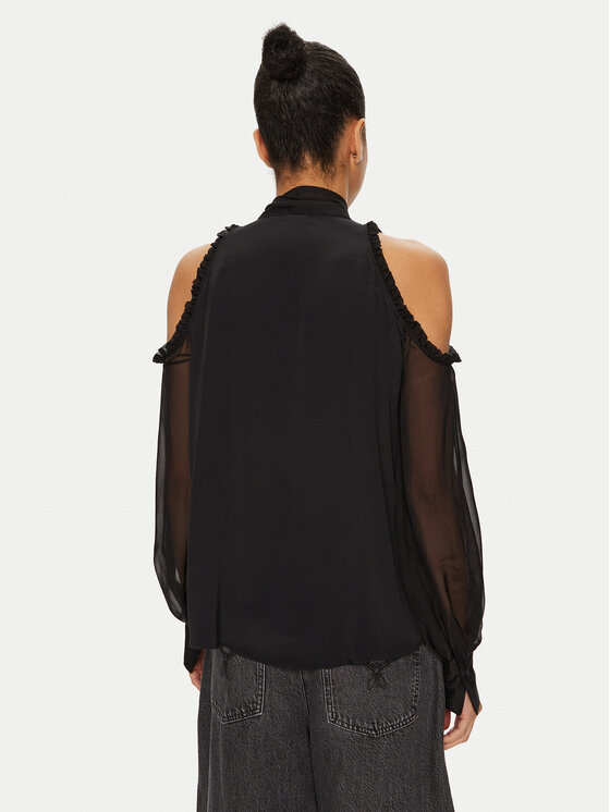 PINKO PINKO Bluse Gamay 103143 A11X Schwarz Regular Fit