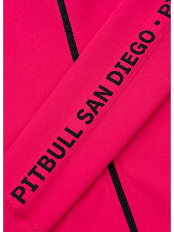 PITBULL PITBULL Bluza TAPE EXPLORY Różowy Regular Fit