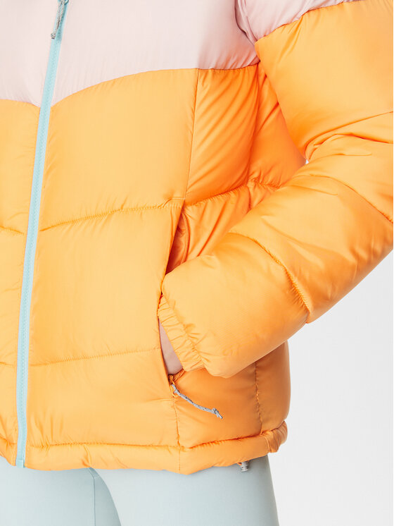 Columbia Columbia Зимно яке Puffect™ Color Blocked Jacket Оранжев Regular Fit