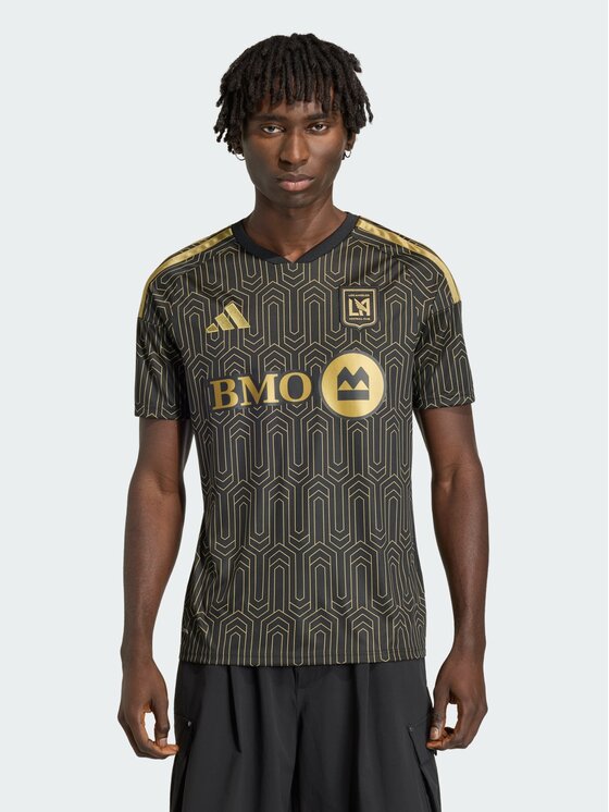 adidas adidas Koszulka techniczna LAFC Czarny Slim Fit