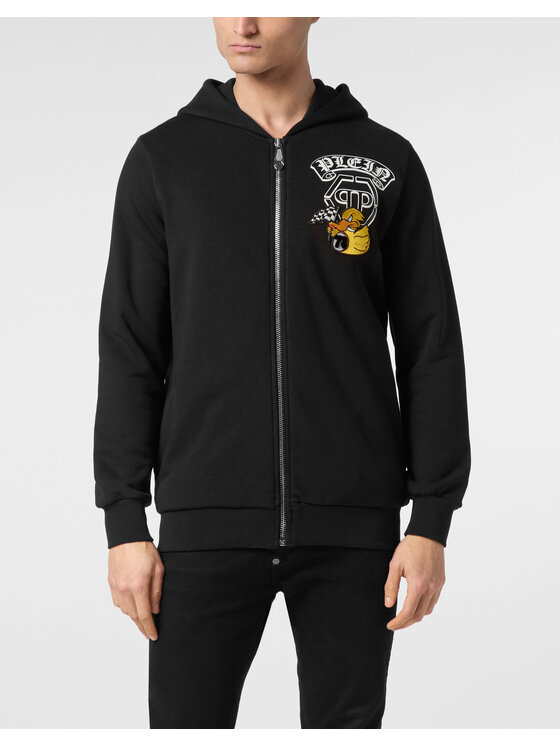 PHILIPP PLEIN PHILIPP PLEIN Felpa 24347 Nero Athletic Fit