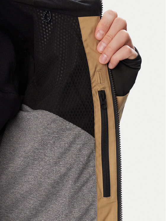 Quiksilver Quiksilver Geacă pentru snowboard Forever Stretch Gore-Tex Jk EQYTJ03549 Bej închis Regular Fit