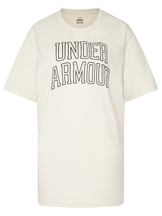 Under Armour Under Armour Marškinėliai Ua Rival Campus 6007883 Écru Oversize