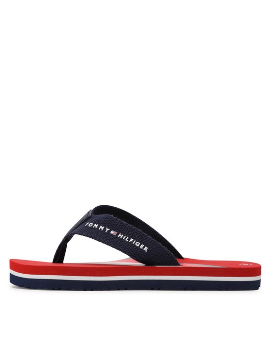 Tommy Hilfiger Tommy Hilfiger Infradito Stripes Flip Flop T3B8-32920-0058 M Blu scuro