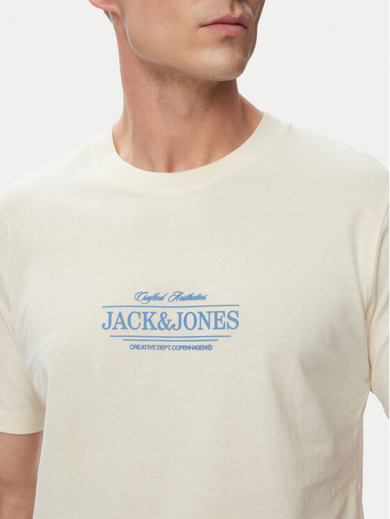 Jack & Jones Jack & Jones T-särk Cassis 12295049 Kreemjas Regular Fit