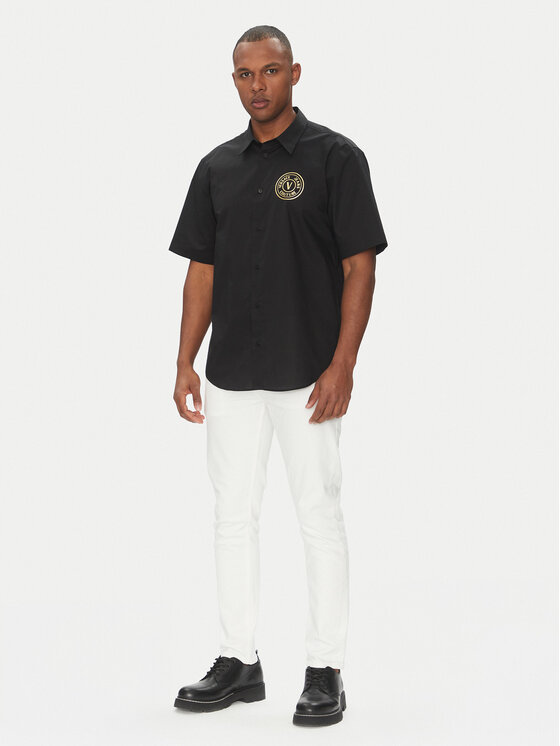 Versace Jeans Couture Versace Jeans Couture Marškiniai 78GALY11 Juoda Regular Fit