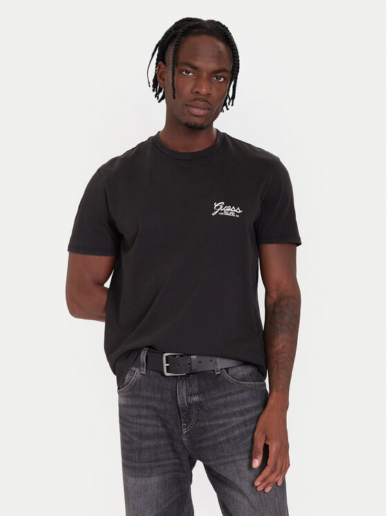 Guess Guess Футболка M5BI70 I3Z14 Чорний Regular Fit