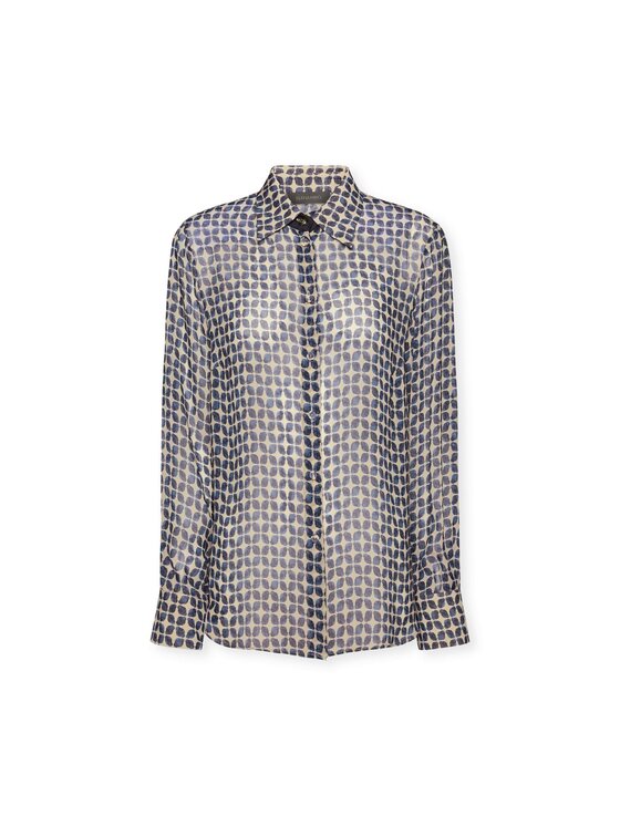 Elena Mirò Elena Mirò Camicia 5164P000228N003 Blu Regular Fit