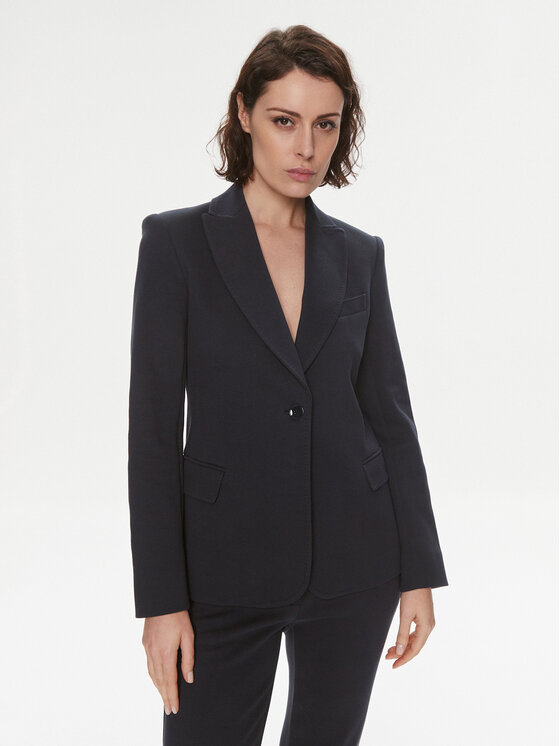 Weekend Max Mara Weekend Max Mara Giacca da abito Rosetta 2415911021 Blu scuro Regular Fit