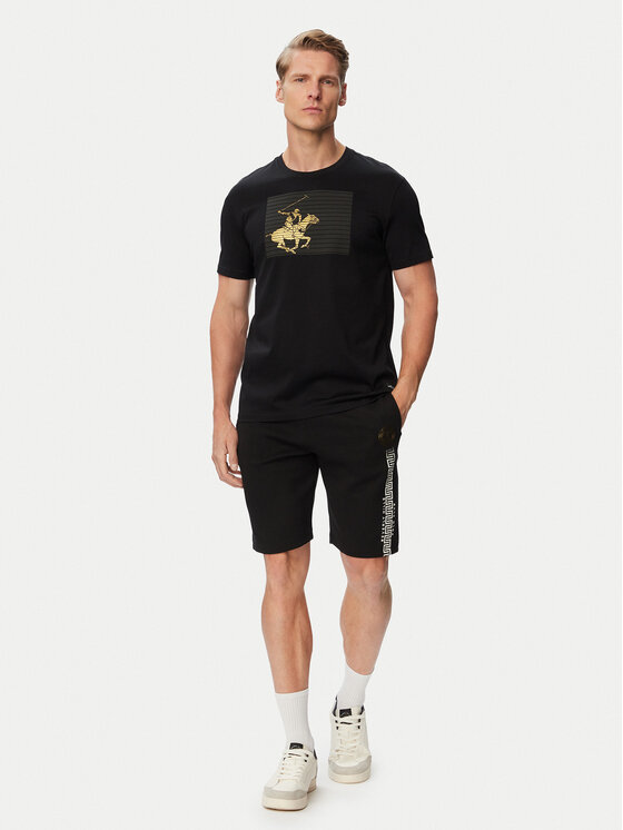 Beverly Hills Polo Club Beverly Hills Polo Club Tricou M1617-HR Negru Regular Fit
