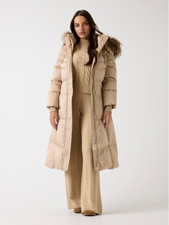 Guess Guess Демісезонна куртка 179257 Бежевий Classic Fit