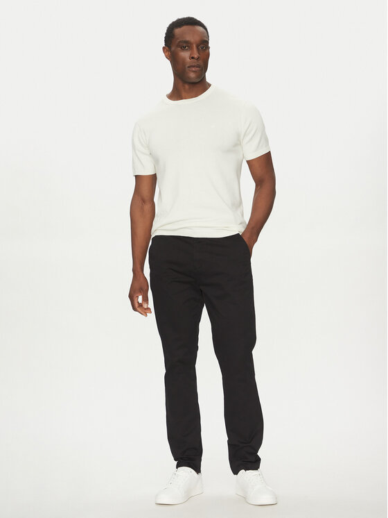 Tommy Jeans Tommy Jeans Chinosy Austin DM0DM20282 Czarny Slim Fit