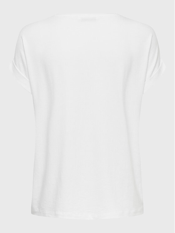 ONLY ONLY T-Shirt Moster 15106662 Biały Loose Fit