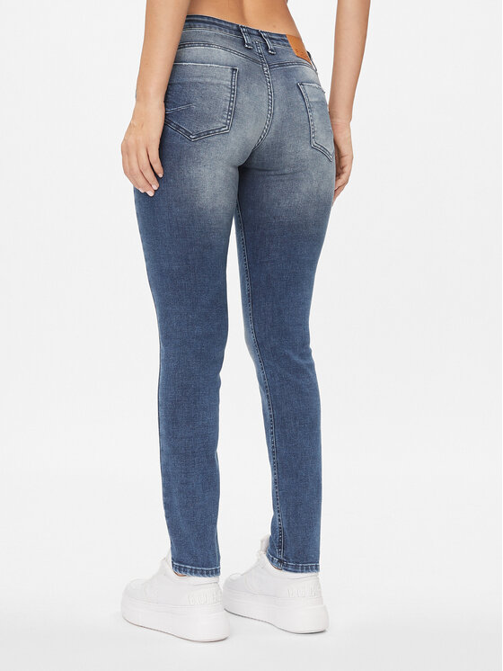 Please Please Blugi P01DYR7DIX Albastru Slim Fit