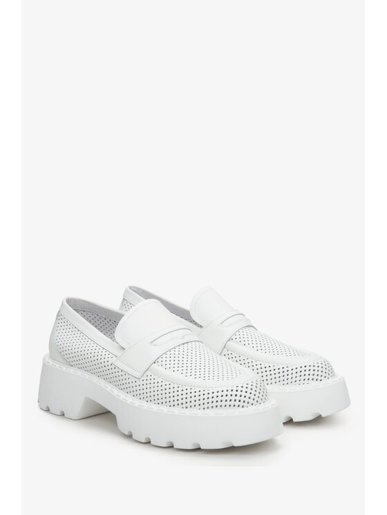 Estro Estro Μοκασίνια ER00112849 Λευκό