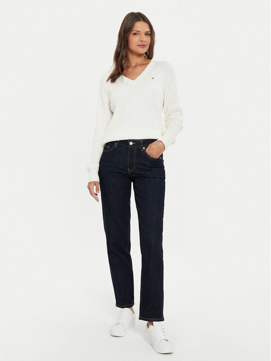 Tommy Hilfiger Tommy Hilfiger Džínsy Classic WW0WW42486 Tmavomodrá Straight Fit