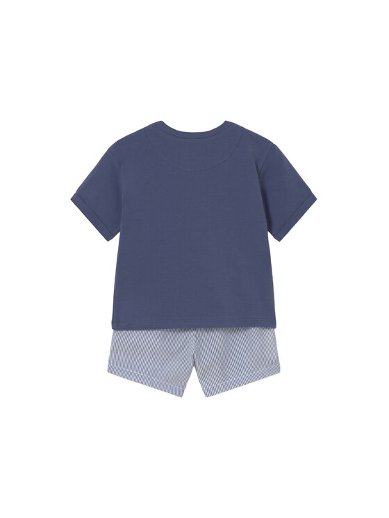 Mayoral Mayoral Completo T-shirt e pantaloncini 1228 Blu scuro Regular Fit