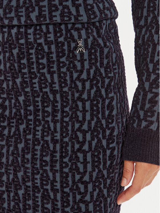 Patrizia Pepe Patrizia Pepe mini svārki 2G0986 K210 Tumši zils Regular Fit