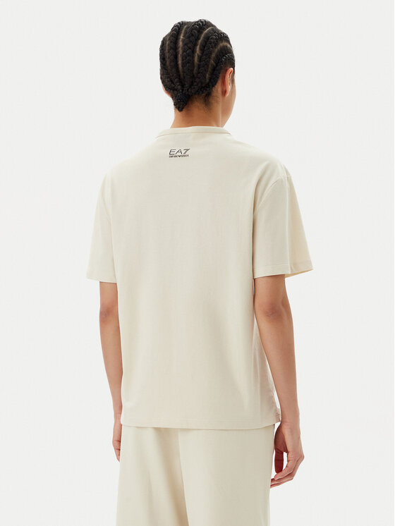 EA7 Emporio Armani EA7 Emporio Armani Majica 7W000098 AF12503 U1079 Bež Loose Fit