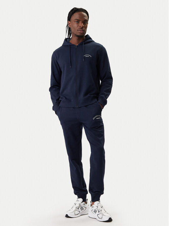 Jack & Jones Jack & Jones Pulóver College Logo 12288363 Sötétkék Regular Fit