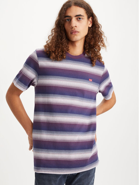 Levi's Tričko Original Housemark 566050156 Fialová Regular Fit