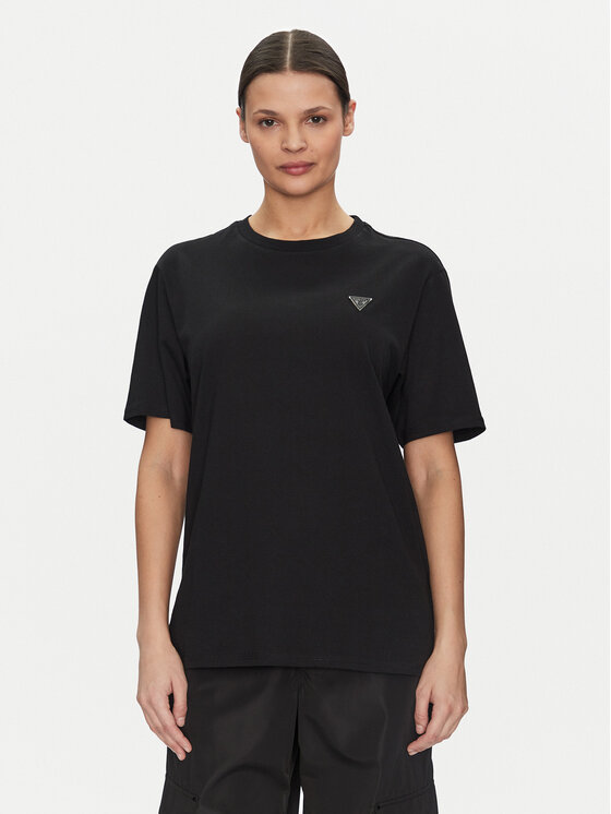Guess Guess T-krekls F3GI00 K8HM0 Melns Regular Fit