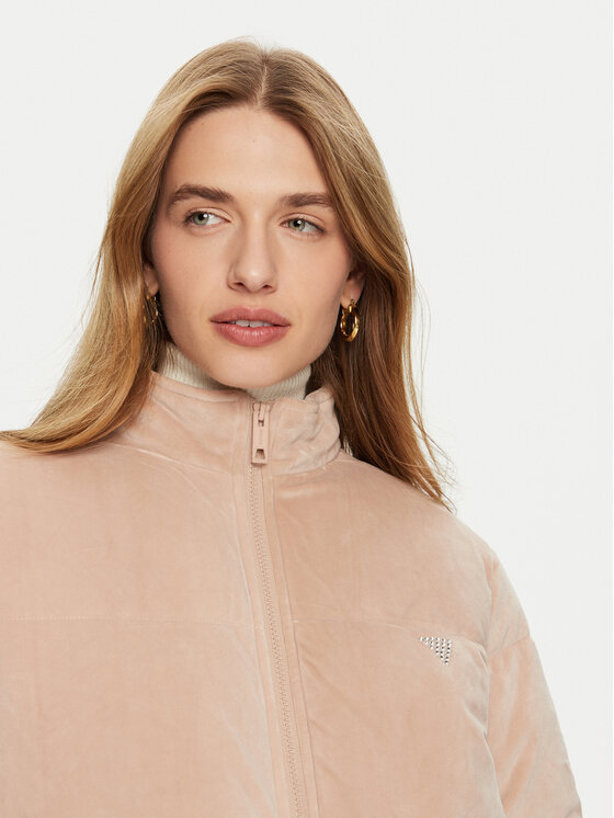 Guess Guess Žieminė striukė V4BL03 KBXI2 Smėlio Regular Fit