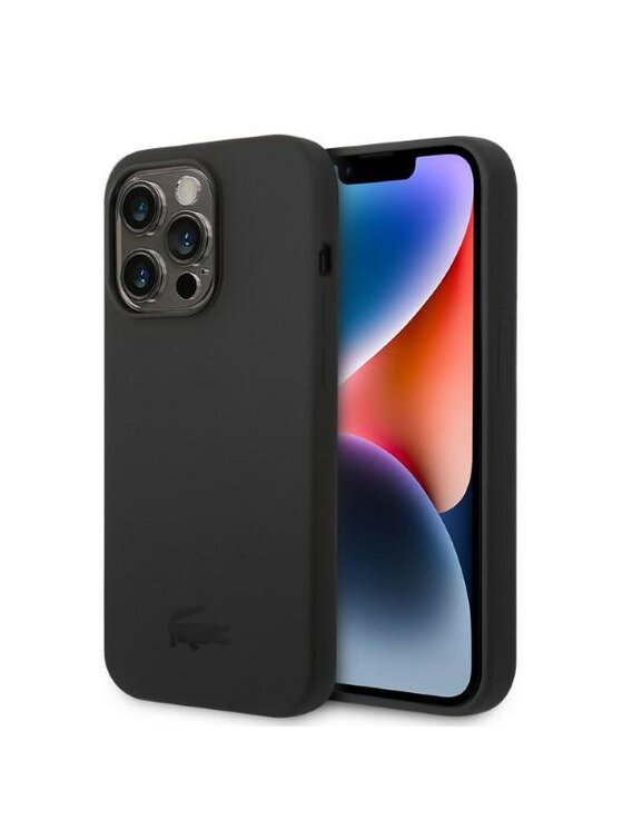 Lacoste Lacoste Etui na telefon iPhone 14 Pro Czarny