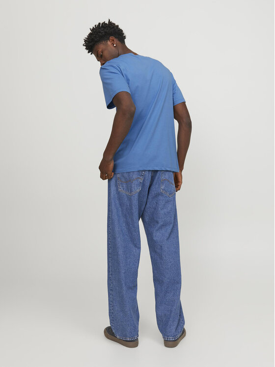 Jack&Jones Jack&Jones Tričko Josh 12236514 Modrá Relaxed Fit