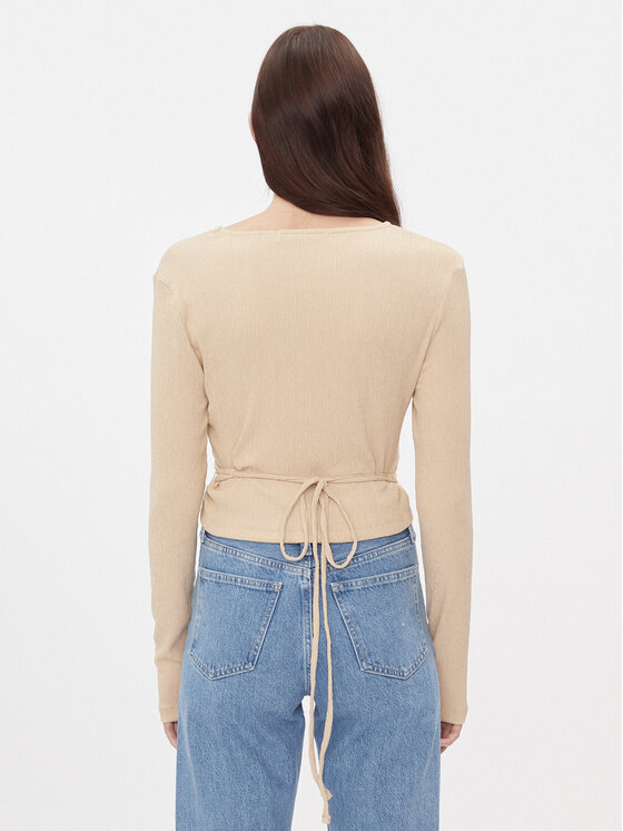 Calvin Klein Jeans Calvin Klein Jeans Majica J20J222559 Bež Slim Fit