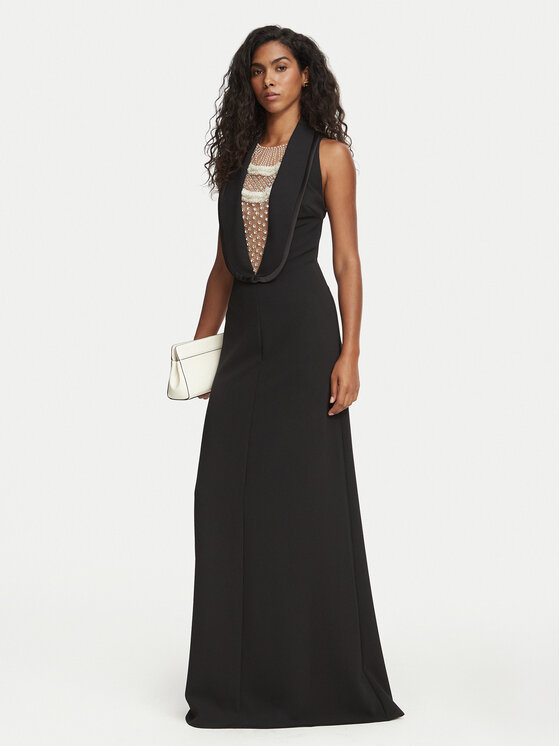 Elisabetta Franchi Elisabetta Franchi Официална рокля AB-R16-67E2-V750 Черен Slim Fit