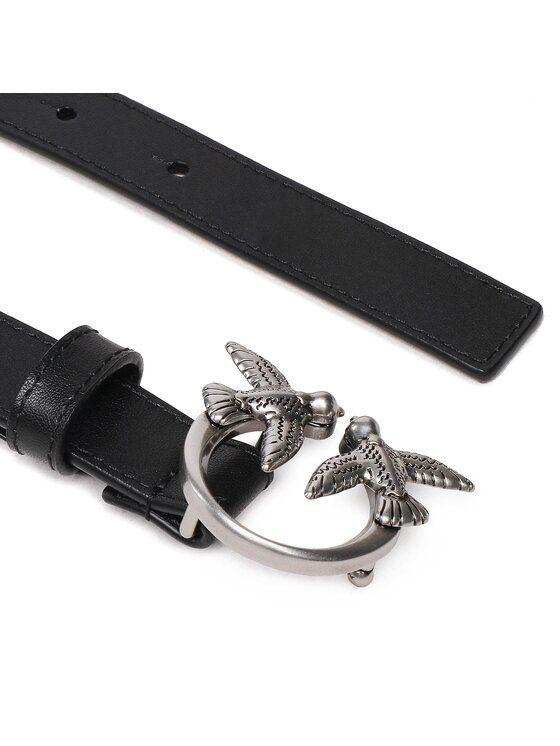 PINKO Pinko Ženski pas Love Berry H2 Belt PE 23 PLT01 100143 A0F1 Črna