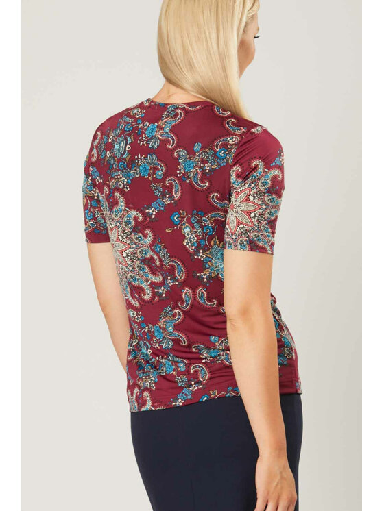 QUIOSQUE QUIOSQUE Halenka ELPASO BLOUSE Bordó Regular Fit