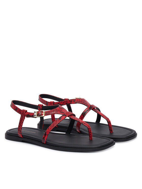 Tommy Hilfiger Tommy Hilfiger Sandale Th Buckle FW0FW09514 Crvena