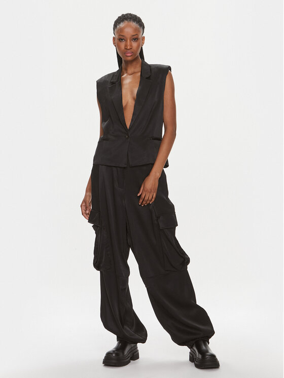 Herskind Herskind Γιλέκο Line Vest 4995985 Μαύρο Regular Fit