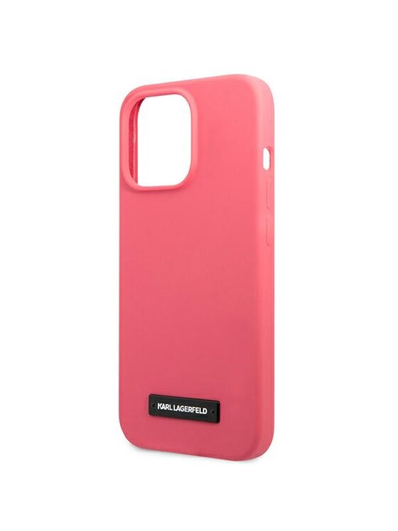 KARL LAGERFELD KARL LAGERFELD Etui na telefon Silicone Plaque Fioletowy