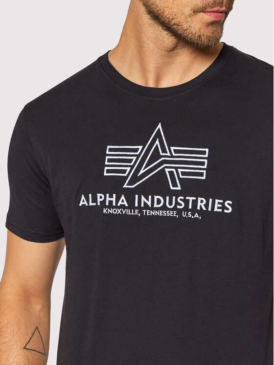Alpha Industries Alpha Industries T-Shirt Basic 118505 Černá Regular Fit