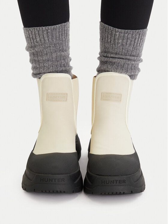 Hunter Hunter Gležnjarji Chelsea CEO-SX2405-1 Écru