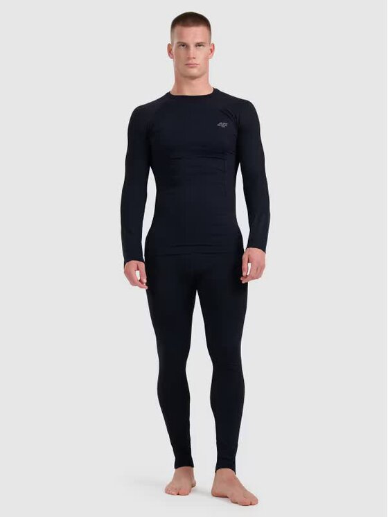 4F 4F Intimo termico pezzo sopra 4FWAW25USEAM233-20S Nero