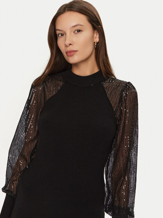 ONLY ONLY Cocktail obleka Naja 15332096 Črna Slim Fit