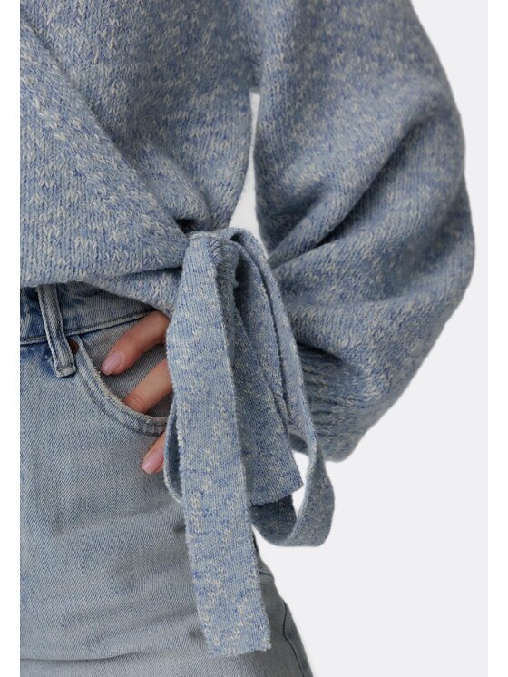 LAURELLA LAURELLA Sweter 6TU041 Szary Regular Fit