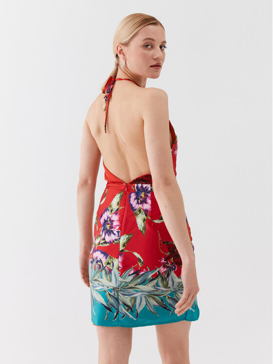 Guess Guess Rochie de vară W3YK52 WF1T2 Roșu Slim Fit