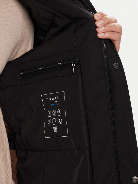 Bugatti Bugatti Winterjacke 874113-81042 Schwarz Regular Fit