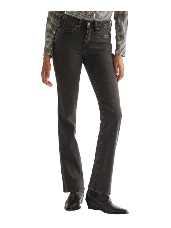 Wrangler Wrangler Jeansy 112378530 Czarny Bootcut Fit