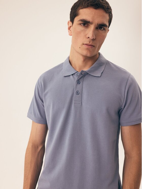 Henderson Henderson Polo 43025 Niebieski Regular Fit