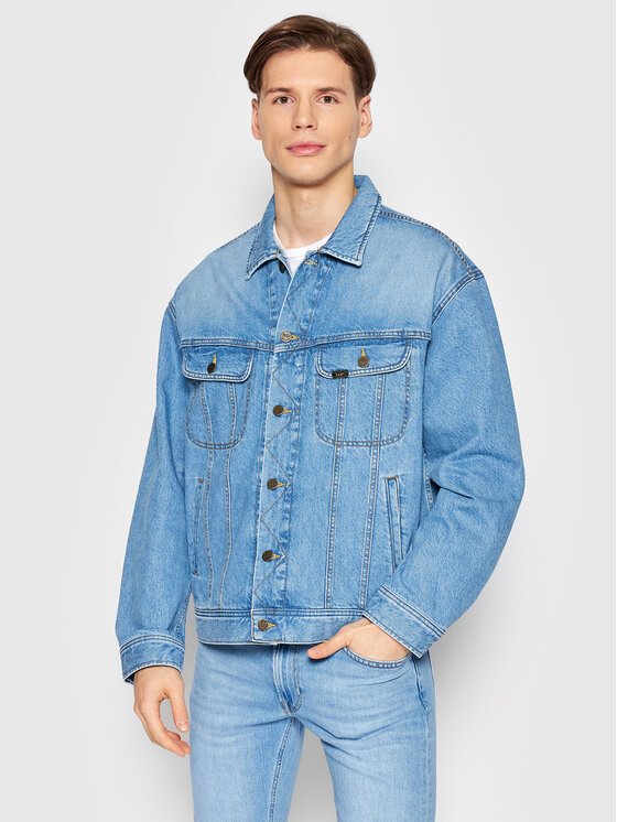 Lee Lee Giacca di jeans Rider L86YOMVW 112145639 Blu Relaxed Fit