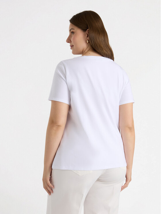 Fiorella Rubino Fiorella Rubino T-shirt G00XL008791N011 Bianco Regular Fit