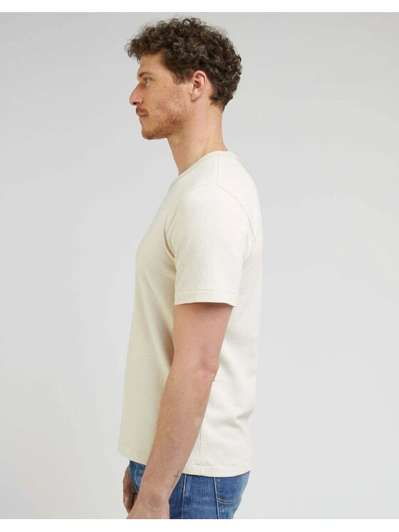 Lee Lee T-Shirt 101 Core Tee Biały Regular Fit