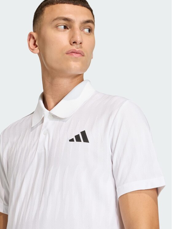 adidas adidas Koszulka techniczna 158846 Biały Slim Fit